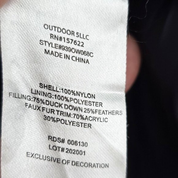 Eddie Bauer Superior Winter Down Parka Jacket Kids Size XXL (14/16) SAge Olive G - Picture 9 of 10